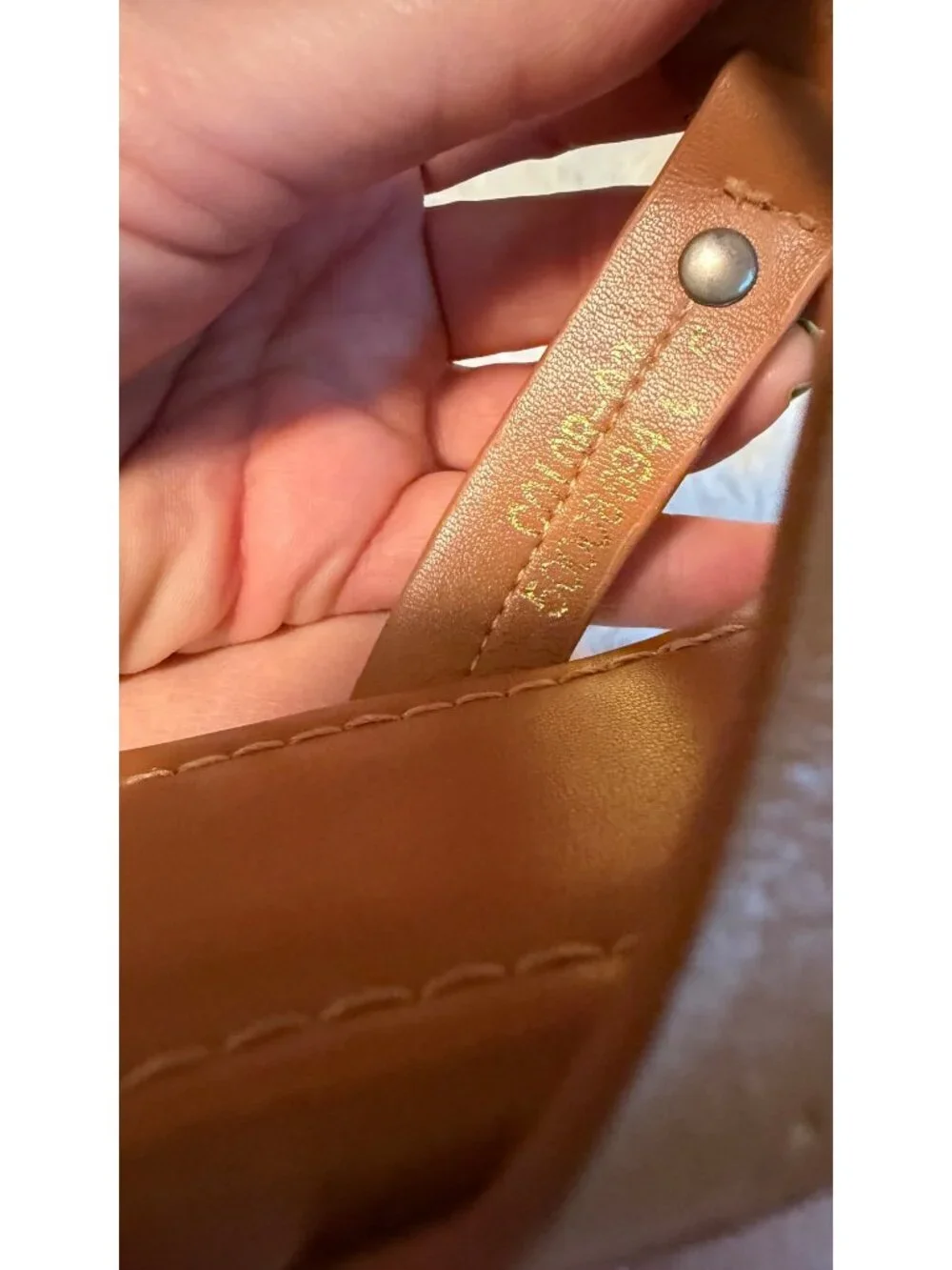 Tory Burch Miller Womens Honey Brown Sandals Size 6.5 Thong Leather Casual Slip-